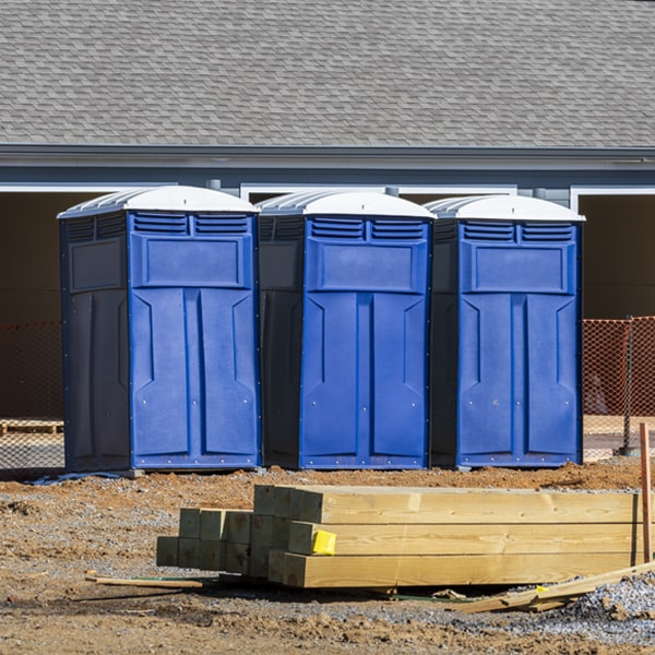 are there different sizes of porta potties available for rent in Rushville